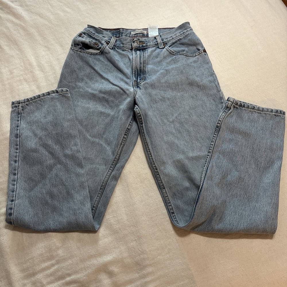 Vintage Levis 550 Jeans Women's 8L Relaxed Fit Tapered Light Wash High Rise Y2K